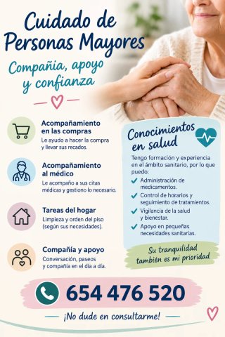 Acompañar a personas mayores