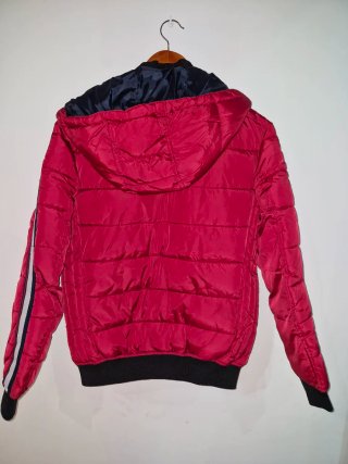 Chaqueta Acolchada Zara Roja Talla S