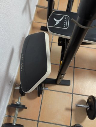 Gimnasio completo Domyos: Banco + Barras + Pesas