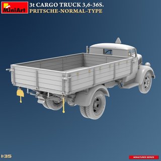 Maqueta 3T Cargo Truck 3.6-36S Miniart 1/35