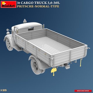 Maqueta 3T Cargo Truck 3.6-36S Miniart 1/35