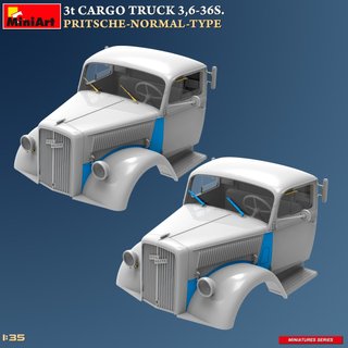 Maqueta 3T Cargo Truck 3.6-36S Miniart 1/35