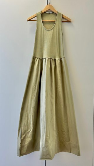 Vestido Verde Mango Talla S