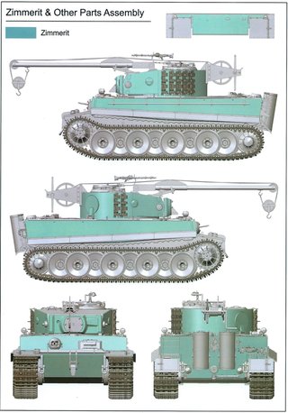 Maqueta Bergepanzer Tiger I, RFM 1/35