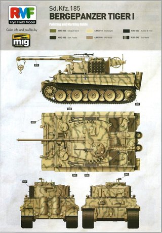 Maqueta Bergepanzer Tiger I, RFM 1/35