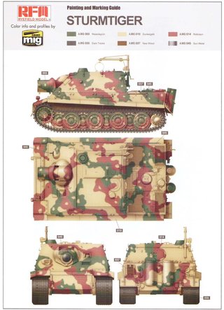 Maqueta Sturmtiger con interiores RFM 1/35