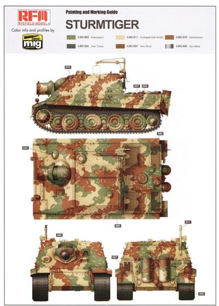 Maqueta Sturmtiger con interiores RFM 1/35