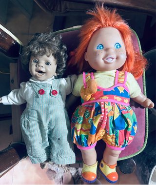 Lote de 2 muñecas vintage