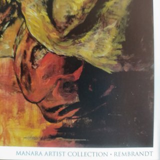 Stampa Milo Manara Rembrandt Collezione Artista