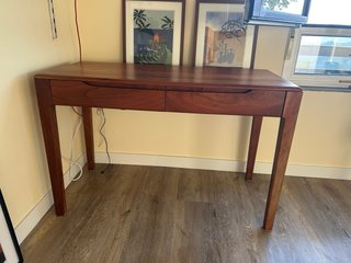 Scrivania in legno massello di acacia
