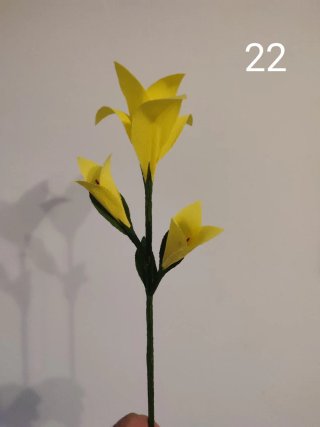 Flores de papel Crepé .25€ Ramo de novia .2€ tallo