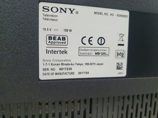 Sony 55” 4K HDR Smart TV