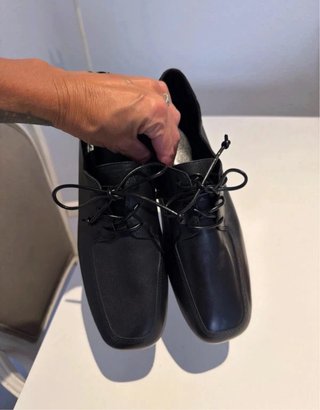 Zapatos de piel Zara negros