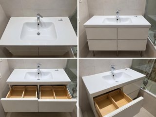 Mueble de baño IKEA blanco