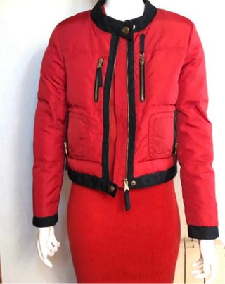 Cazadora Plumas Roja Zata Talla M
