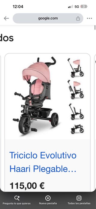 Lionelo Haari Triciclo Evolutivo Plegable