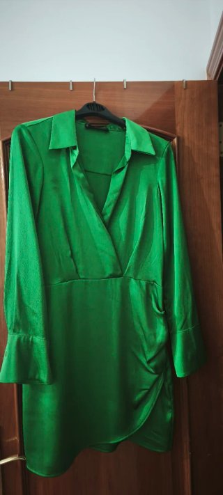 Vestido Verde Primavera Talla M