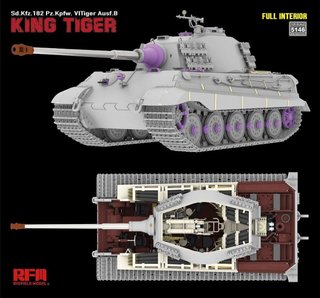 Maqueta King Tiger Ausf. B Full Interior 1/35