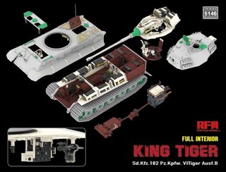 Maqueta King Tiger Ausf. B Full Interior 1/35