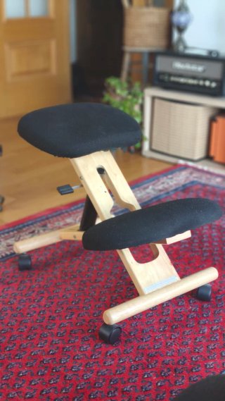 Silla ergonómica de escritorio madera