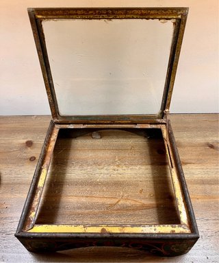 Tapa-vitrina de comercio de galletas LU ca. 1900