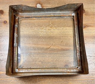 Tapa-vitrina de comercio de galletas LU ca. 1900
