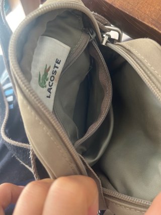 Bolso Lacoste Beige