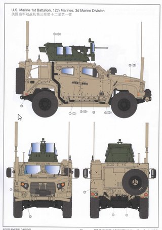 Maqueta USMC JLTV M1278A1 (HGC) RFM 1/35