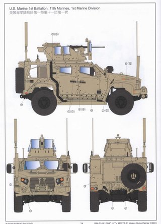 Maqueta USMC JLTV M1278A1 (HGC) RFM 1/35