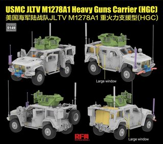 Maqueta USMC JLTV M1278A1 (HGC) RFM 1/35