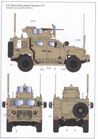Maqueta USMC JLTV M1278A1 (HGC) RFM 1/35