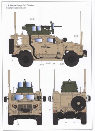 Maqueta USMC JLTV M1278A1 (HGC) RFM 1/35