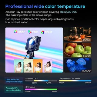 Luz vídeo LED Amaran Ray 120C NUEVA