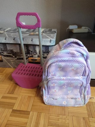 Mochila Escolar con Carro