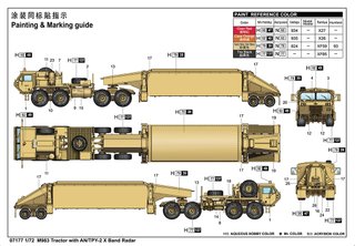 Maqueta M983 Tractor & AN/TPY-2X Trumpeter 1/72