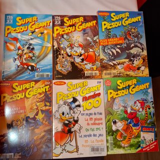 Comics Super Piscou Géant, en francés