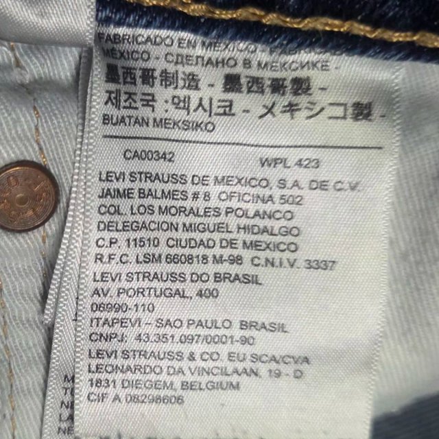 Levi'S Lote 502 Talla W33 L34