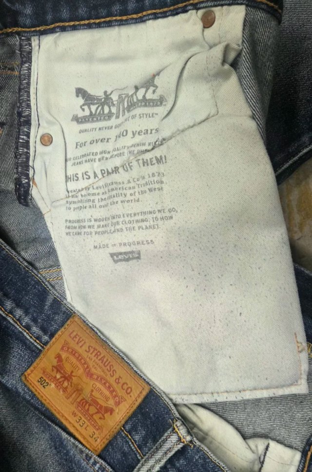 Levi'S Lote 502 Talla W33 L34