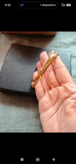 Pulsera de Acero Eslabón Plano