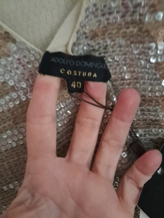 Vestido de fiesta con lentejuelas