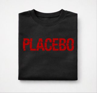 Placebo Camiseta Logo Algodón Peinado Unisex