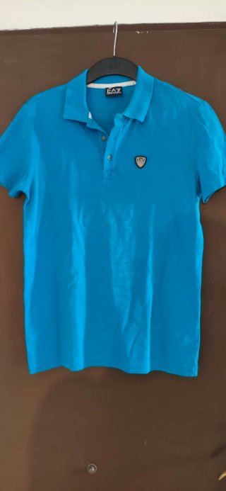 Polo EA7 Emporio Armani Azul talla s
