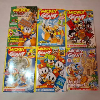 Comics Mickey Parade Géant, en francés