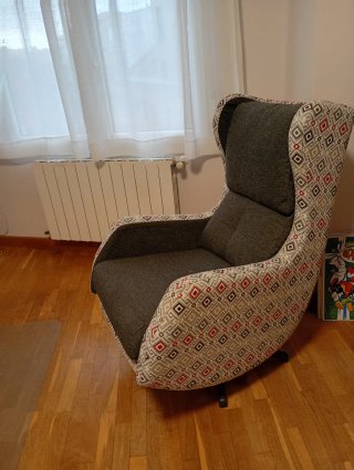 Butaca con Estampado Geométrico