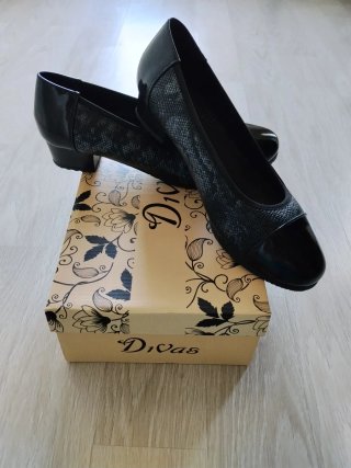 Décolleté vera pelle nere