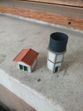 Baños y depósito de agua