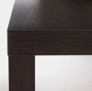 Mesa Auxiliar Ikea Marrón Oscuro