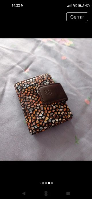 Monedero de Mujer Multicolor 10 x 9 x2 cms