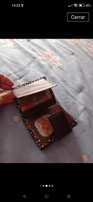 Monedero de Mujer Multicolor 10 x 9 x2 cms