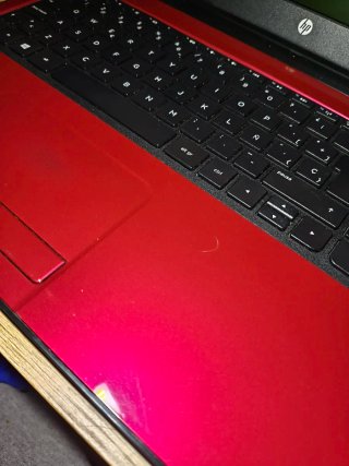 Portátil HP Rojo